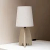 Outlet Zuiver Tafellamp Saba Beton en linnen, kleur Beige
