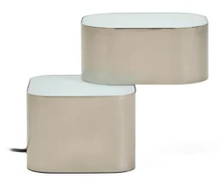 Clearance Kave Home Tafellamp Tandan 2-lamps Grijs