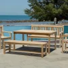 Hot Artistiq Living Tuinset Jalela 2 fauteuils + 2 banken + tafel, Teakhout
