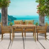 Sale Artistiq Living Tuinset Larissa 4 stoelen + 1 tafel, Acaciahout