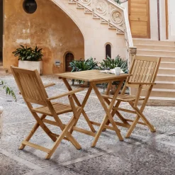 Sale Artistiq Living Tuinset Larissa 2 stoelen + 1 tafel, Acaciahout