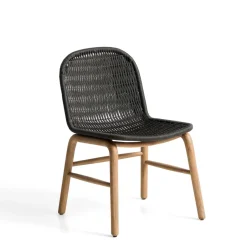 Discount Kave Home Tuinstoel Alipa Acaciahout en touw