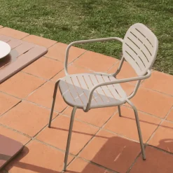 Sale Kave Home Tuinstoel Brai Met armleuning, Staal