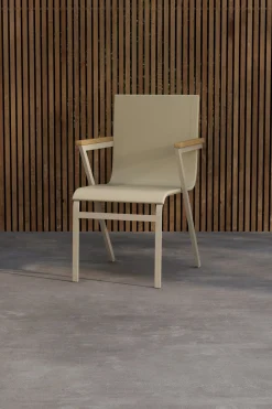 Best Nohr Tuinstoel Constantina kleur /Teak Beige