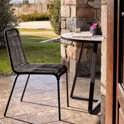 Outlet Kave Home Tuinstoel Lambton Zwart