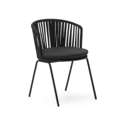 Online Kave Home Tuinstoel Saconca Gevlochten touw