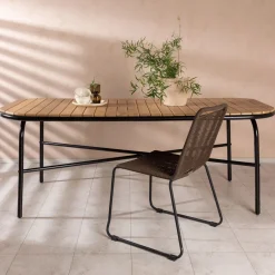 New Nohr Tuintafel Ruy Acaciahout, 200 x 90cm Naturel