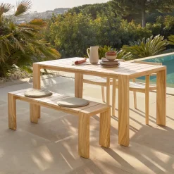 Hot Kave Home Tuintafel Victoire hout Teak