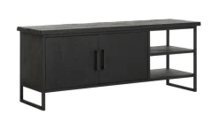 Hot DTP Home TV-meubel Beam Teakhout, 140cm, kleur Zwart