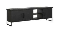 Sale DTP Home TV-meubel Beam Teakhout, 180cm, kleur Zwart