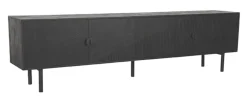 New LABEL51 TV-meubel Cotia Mangohout, 220cm Zwart