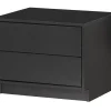 Outlet WOOOD TV-meubel Finca Mat zwart, 50cm