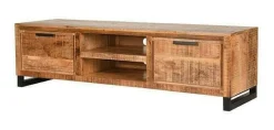 Hot LABEL51 TV-meubel Glasgow Mangohout, 160cm Rough