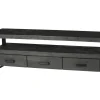 Discount Livingfurn TV-meubel Norris Mangohout en staal, 150 cm