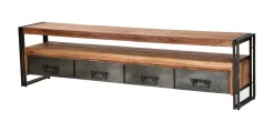 Clearance Artistiq Living TV-meubel Panama Acaciahout en staal