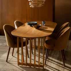 Online Dutchbone Uitschuifbare Eettafel Barlet Eikenhout, 200/240 x 90cm