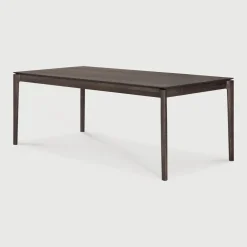 Best Ethnicraft Uitschuifbare Eettafel Bok Gevernist Eikenhout, kleur Bruin