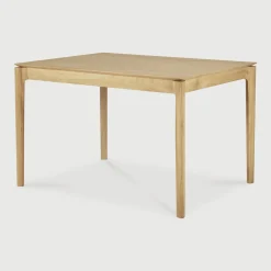 Clearance Ethnicraft Uitschuifbare Eettafel Bok Gevernist Eikenhout, kleur Naturel