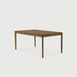 Online Ethnicraft Uitschuifbare Eettafel Bok Ruw Teakhout, kleur Bruin