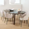 Outlet Bendt Uitschuifbare Ronde Eettafel Mads Eiken, 120/170/220 x 120cm