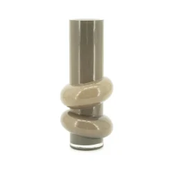 New By-Boo Vaas Curble 40cm Taupe