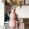 Clearance Richmond Interiors Vaas Jared 37cm hoog, kleur Roze