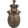Clearance Richmond Interiors Vaas Maleen 65cm, kleur Brass Antique