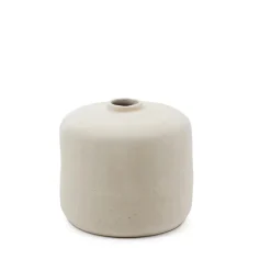 Hot Kave Home Vaas Serina Papier-maché Wit