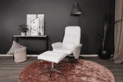 Online Nohr Verstelbare Fauteuil Kierstan Met voetenbank, kleur Grijs