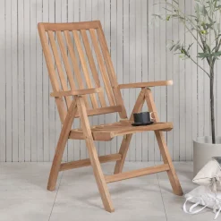 Sale Nohr Verstelbare Tuinstoel Amberia Teakhout Naturel