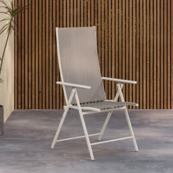 Discount Nohr Verstelbare Tuinstoel Jonn Textileen Beige