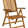 Outlet Artistiq Living Verstelbare Tuinstoel Larissa Acaciahout