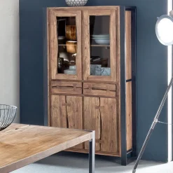 Online Artistiq Living Vitrinekast Live Edge 90cm breed
