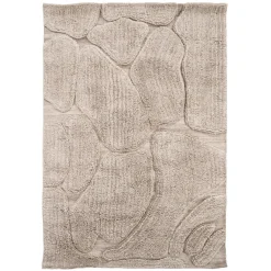 Clearance By-Boo Vloerkleed Kala Wol, kleur Taupe