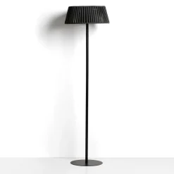 Online Kave Home Vloerlamp Aldet Op zonne-energie, Plat Geweven touw