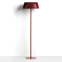 Online Kave Home Vloerlamp Aldet Op zonne-energie, Plat Geweven touw
