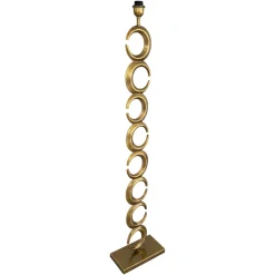 Clearance Richmond Interiors Vloerlamp Amina 145cm, Brass Antique Antique Brass