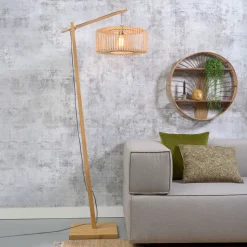 Sale GOOD&MOJO Vloerlamp Bromo Bamboe, 176cm