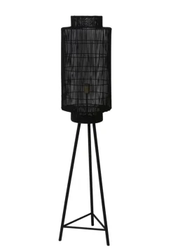 Hot Light & Living Vloerlamp Gruaro kleur Mat Zwart