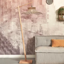 Outlet GOOD&MOJO Vloerlamp Ibiza Bamboe, 176cm