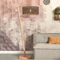 Online GOOD&MOJO Vloerlamp Java Bamboe, 176cm