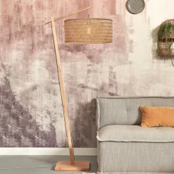 Online GOOD&MOJO Vloerlamp Java Bamboe, 176cm