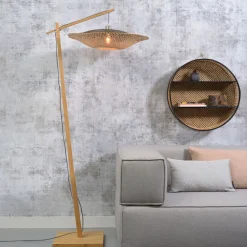 Hot GOOD&MOJO Vloerlamp Kalimantan Bamboe, 176cm
