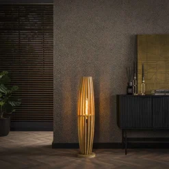 Outlet LifestyleFurn Vloerlamp Lori Mangohout Massief mango naturel