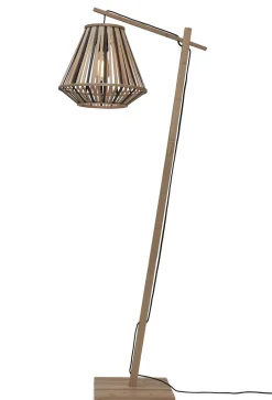 Outlet GOOD&MOJO Vloerlamp Merapi Bamboe, 150cm