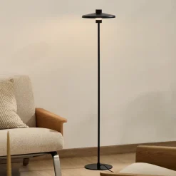 Online Kave Home Vloerlamp Nuvira Gesatineerd metaal