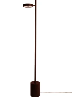 Outlet GOOD&MOJO Vloerlamp Okinawa Essenhout, 146cm, kleur Bruin