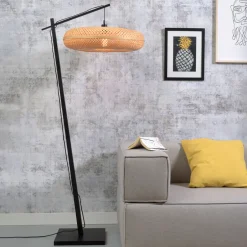 Outlet GOOD&MOJO Vloerlamp Palawan Bamboe, Ø60cm