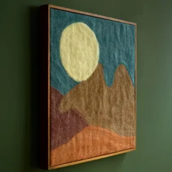 Dutchbone Wanddecoratie Chandra Vilt, 74 x 74cm