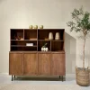 Outlet Livingfurn Wandkast Elan Mangohout, 180cm
